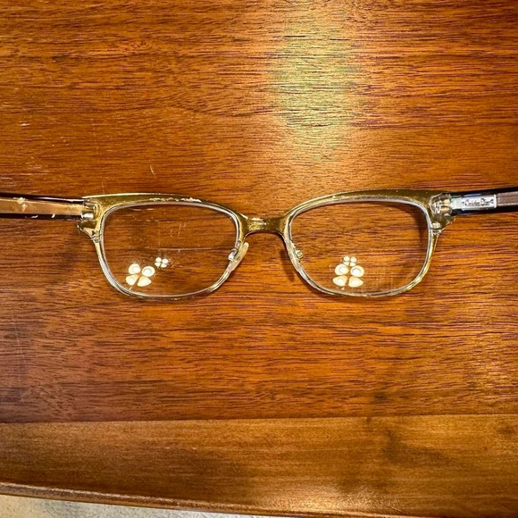 Christian Dior Gold & Black Cat Eye Eyeglasses Frames - Picture 3 of 8